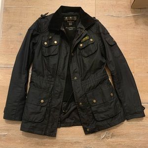 Black Waxed Barbour Jacket